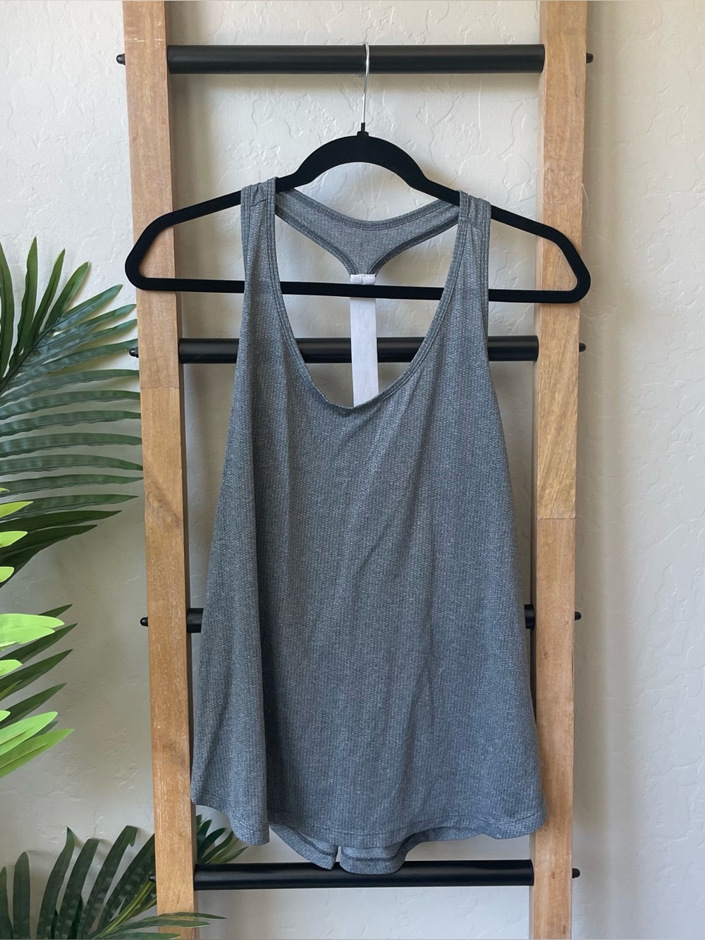 Old Navy Gray Ribbed Racerback Tank